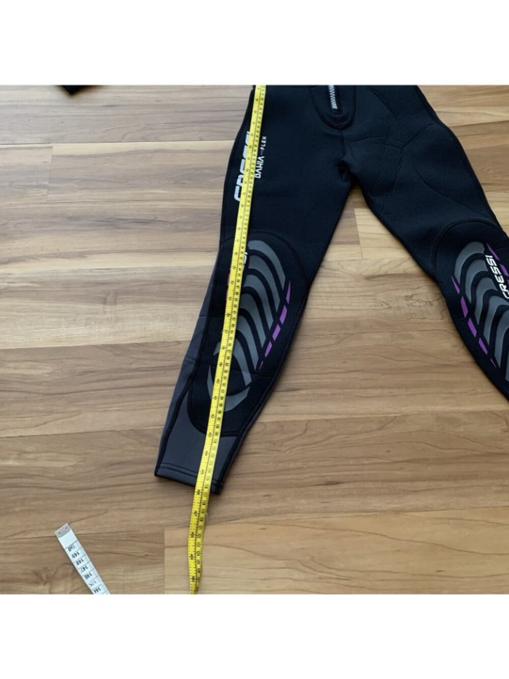 Cressi Bahia Flex 3mm Lady Size XS Black Purple One Piece Full Wetsuit NWT - Picture 12 of 16